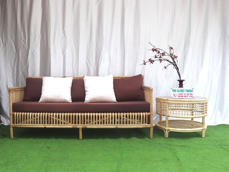 Bàn Ghế Mây Ngoài Trời - BGMNT009